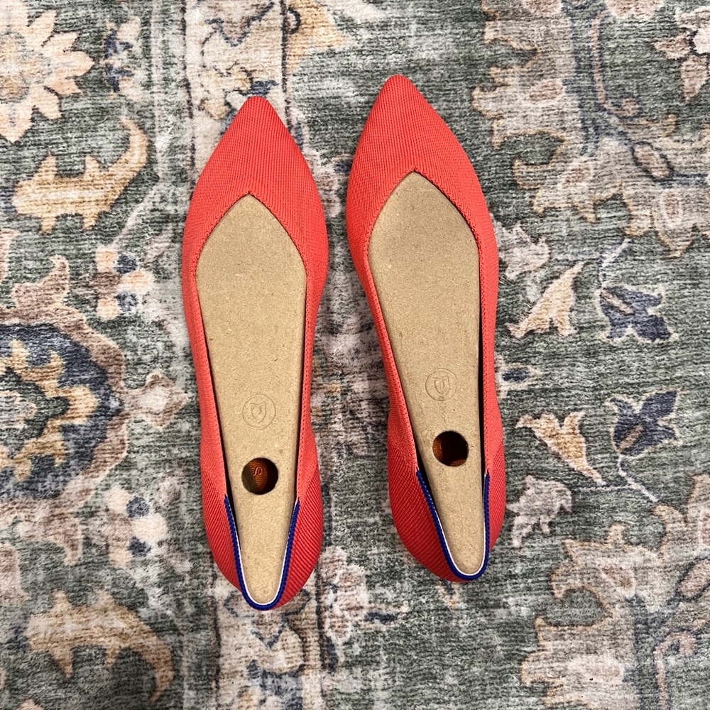Rothy's Tropical Punch Size 10 Points Women's Flats